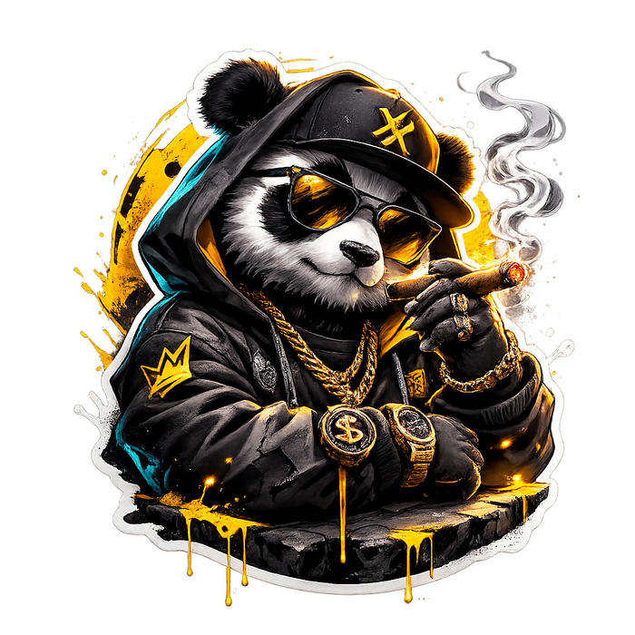 Cool Panda Sticker