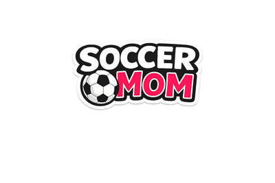 "Soccer Mom" Sticker