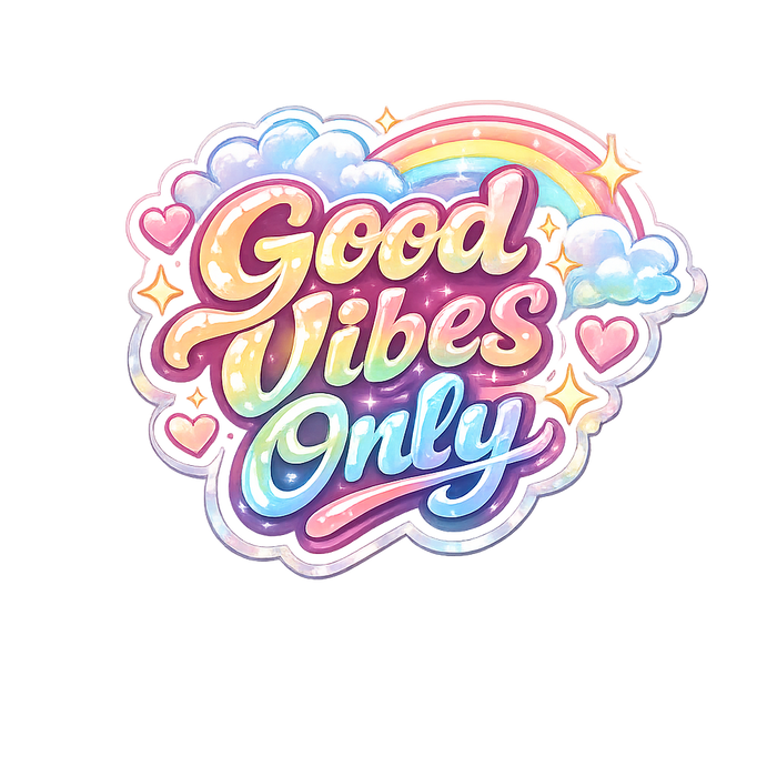 "Good Vibes Only" Sticker