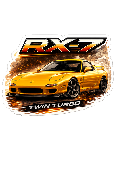 Mazda RX7 Sticker