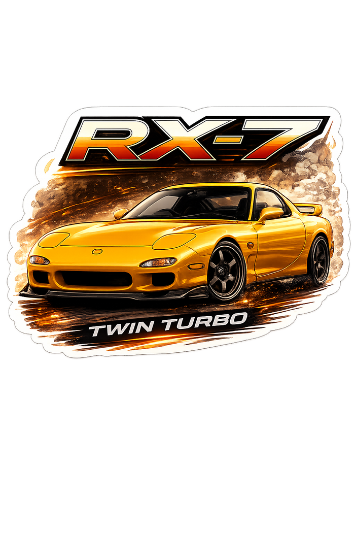 Mazda RX7 Sticker