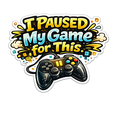 I Paused My Game For This